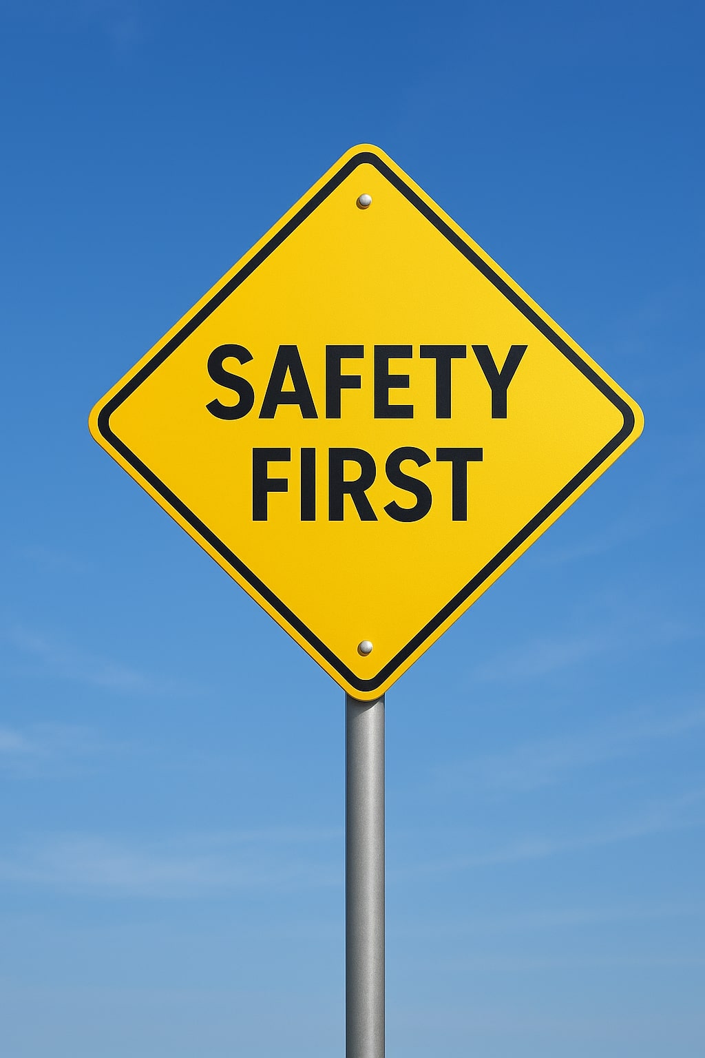 Safety first